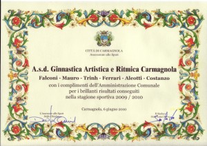 Trofeo giovani 2009 2010