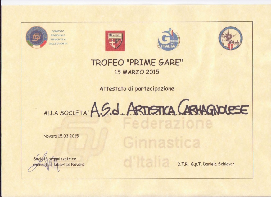 Trofeo Prime Gare-Novara 15 marzo 2015